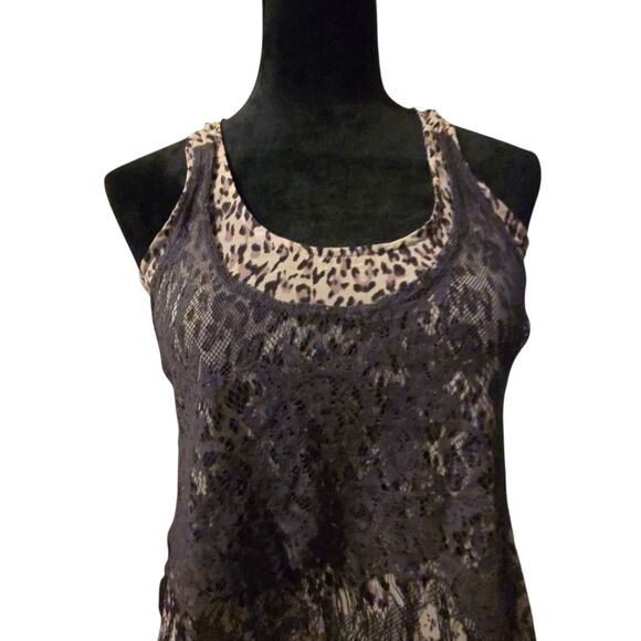 VTG Daytrip S Baby Doll Top Cheetah Animal Fairy Grunge Witchy 90's Y2K - Picture 6 of 10